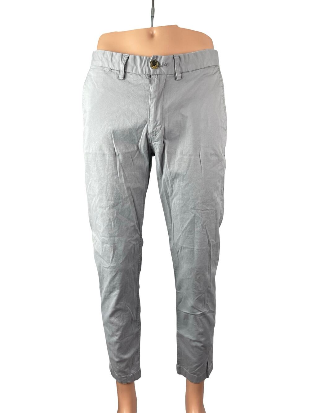 Ben Sherman Mens Stretch Slim High Rise Tapered Chino Denim Jeans Pants W32/ L32